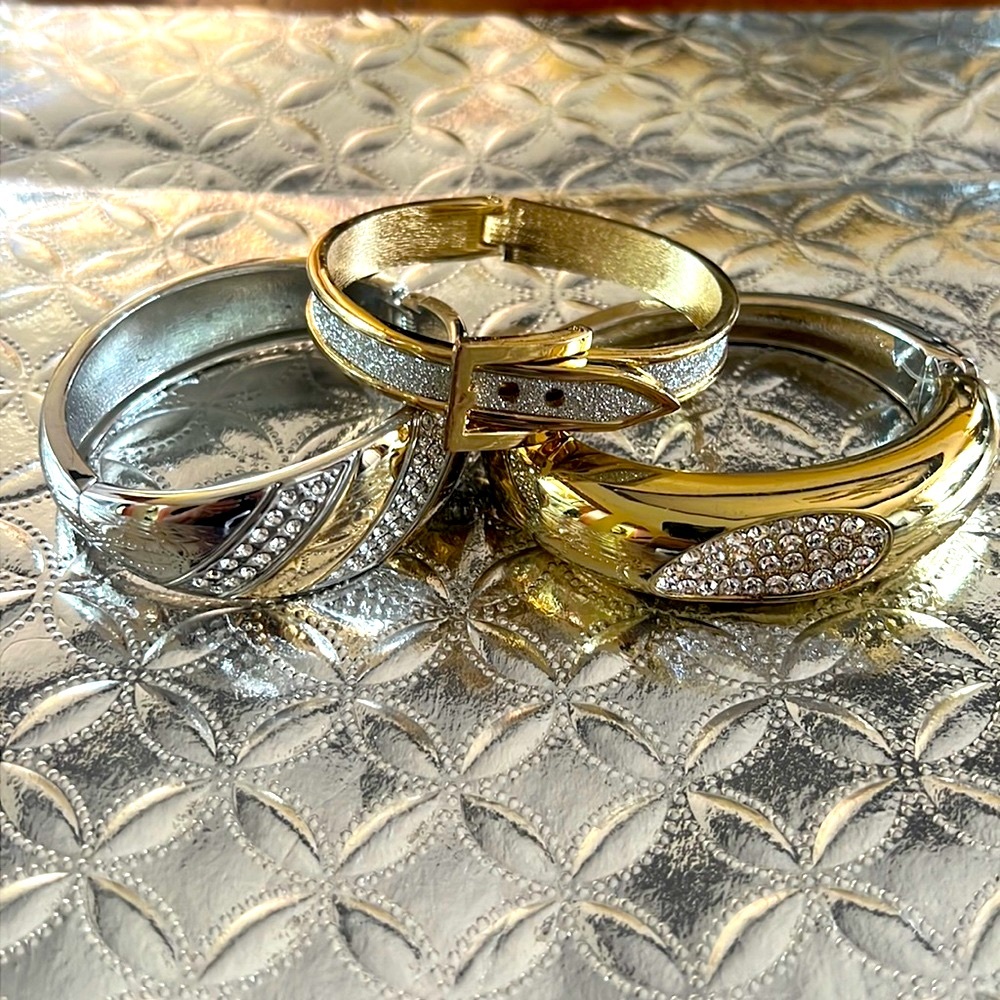 Bogo buy one get 50% on other bracelets. 3gold& silver plated bangles!